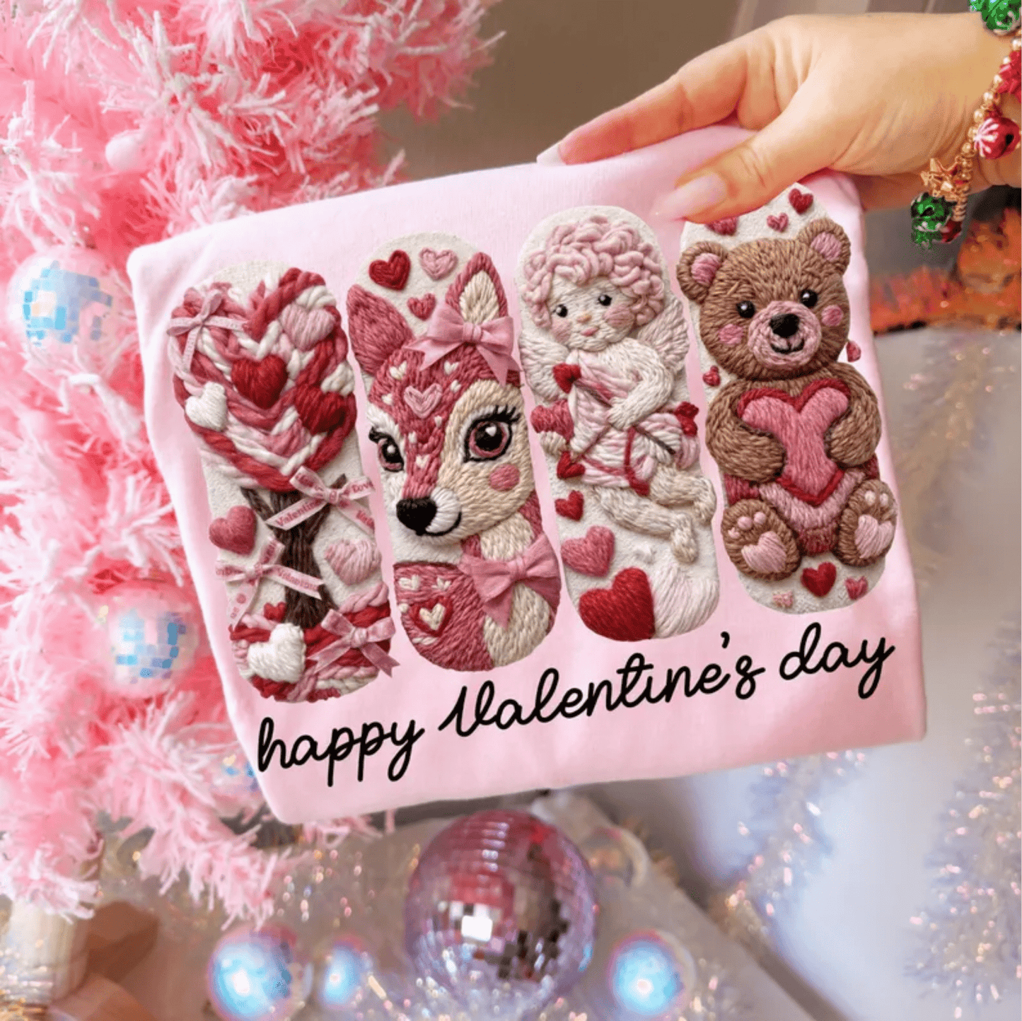 RTS HAPPY VALENTINE DAY DTF DIRECT TO FILM transfers ADULT 10X12 - Do it yourself Transfers