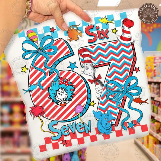 RTS SIX SEVEN 67 SUESS DTF DIRECT TO FILM transfers ADULT 10X11.5 - Do it yourself Transfers